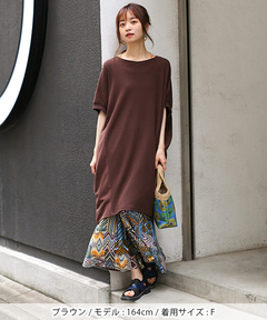 チチカカ |リサイクルワッフルワンピース