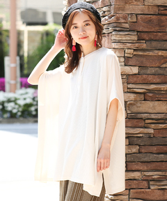 チチカカ |2WAYワッフルケープポンチョ