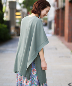 チチカカ |2WAYワッフルケープポンチョ