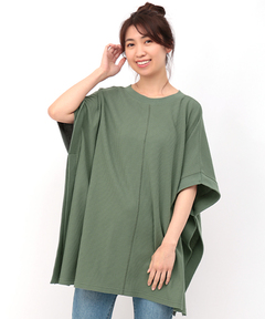 チチカカ |2WAYワッフルケープポンチョ