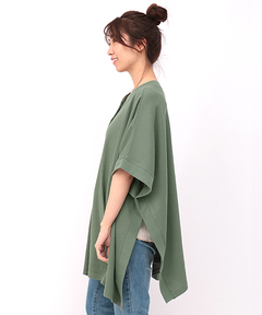 チチカカ |2WAYワッフルケープポンチョ