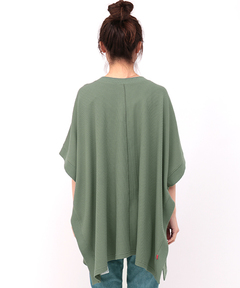 チチカカ |2WAYワッフルケープポンチョ