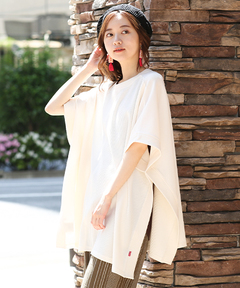 チチカカ |2WAYワッフルケープポンチョ