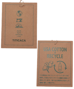 チチカカ |USAコットンxPETリサイクルプルオーバー