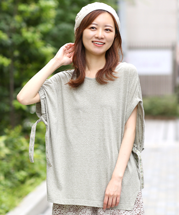 チチカカ |テープギャザースリーブプルオーバー