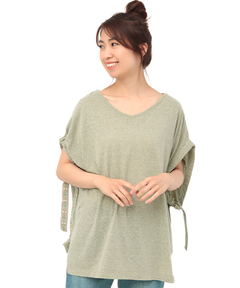 チチカカ |テープギャザースリーブプルオーバー