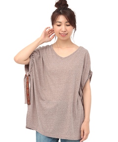 チチカカ |テープギャザースリーブプルオーバー