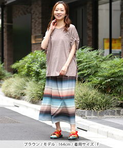 チチカカ |テープギャザースリーブプルオーバー