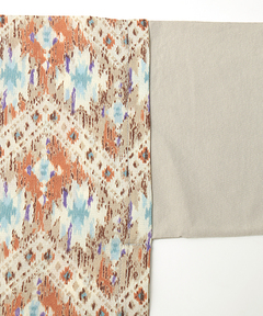 チチカカ |カスリプリント切り替えプルオーバー