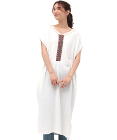 チチカカ |2WAYリサイクルコットンリブワンピース