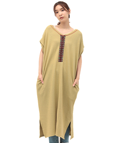 チチカカ |2WAYリサイクルコットンリブワンピース