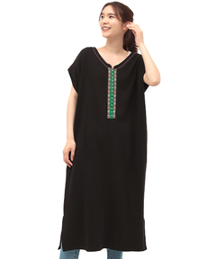 チチカカ |2WAYリサイクルコットンリブワンピース