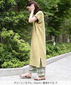 チチカカ |2WAYリサイクルコットンリブワンピース