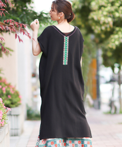 チチカカ |2WAYリサイクルコットンリブワンピース