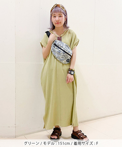 チチカカ |2WAYリサイクルコットンリブワンピース