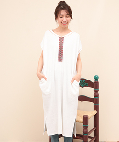 チチカカ |2WAYリサイクルコットンリブワンピース