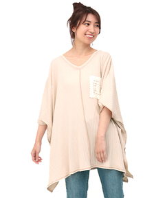 チチカカ |リサイクルコットンメッシュテレコプルオーバー