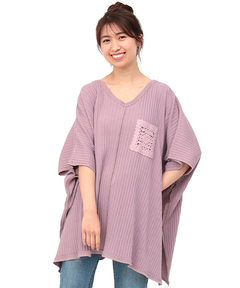 チチカカ |リサイクルコットンメッシュテレコプルオーバー