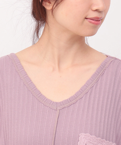 チチカカ |リサイクルコットンメッシュテレコプルオーバー