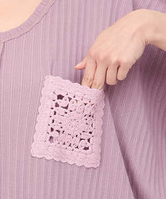 チチカカ |リサイクルコットンメッシュテレコプルオーバー