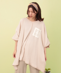 チチカカ |リサイクルコットンメッシュテレコプルオーバー