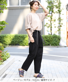 チチカカ |オーガニックコットンゆるトップス