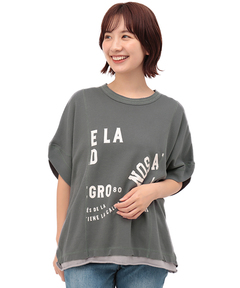 チチカカ |オーガニックコットンレイヤードプルオーバー