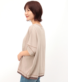 チチカカ |オーガニックコットンレイヤードプルオーバー