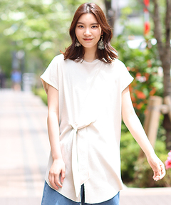 チチカカ |異素材コンビプルオーバー