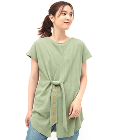 チチカカ |異素材コンビプルオーバー