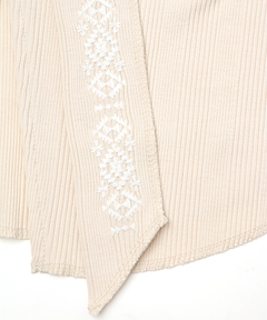 チチカカ |異素材コンビプルオーバー