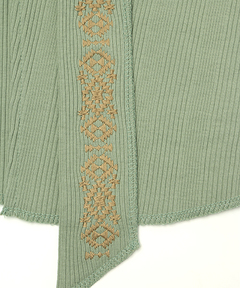 チチカカ |異素材コンビプルオーバー