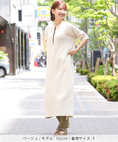 チチカカ |2wayカットリブワンピース