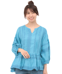 チチカカ |キカボーダージャカードプルオーバー