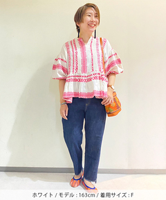 チチカカ |キカボーダージャカードプルオーバー