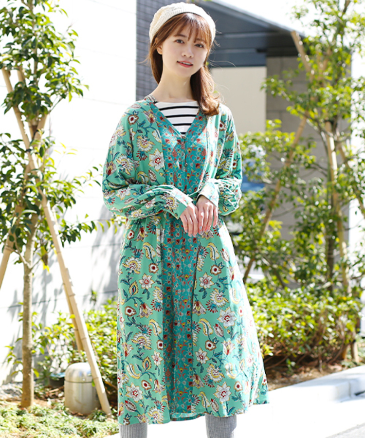 チチカカ |ボタニカルフラワーワンピース