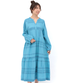 チチカカ |キカボーダージャカードワンピース