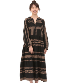 チチカカ |キカボーダージャカードワンピース