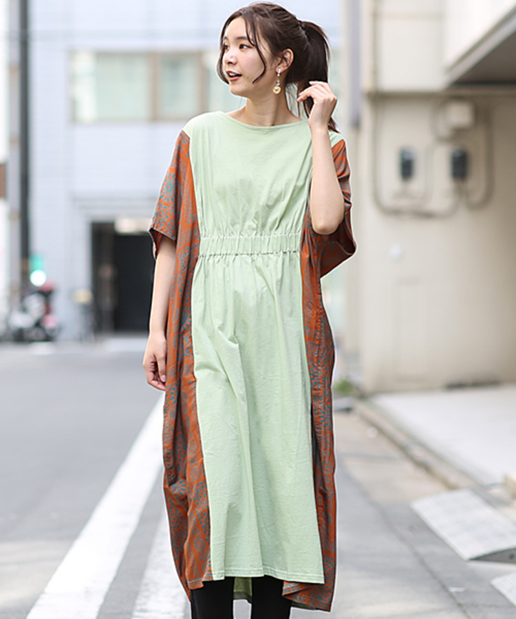 チチカカ |バンダナタイルプリントワンピース