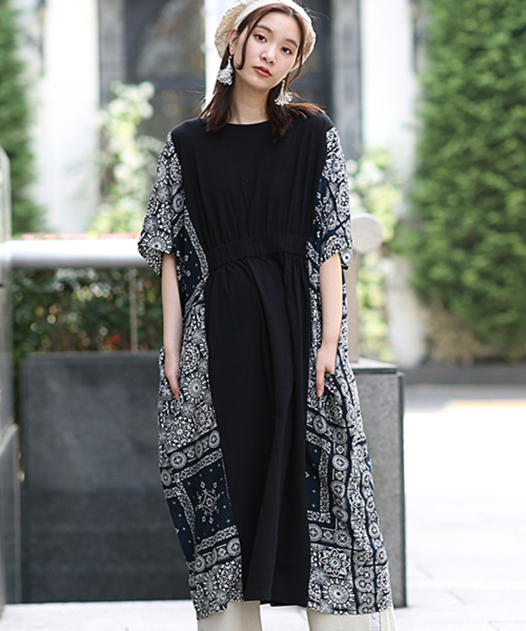 チチカカ |バンダナタイルプリントワンピース