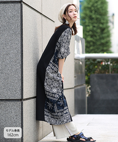 チチカカ |バンダナタイルプリントワンピース