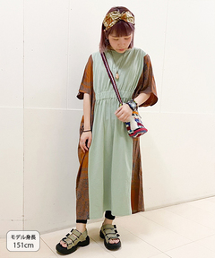 チチカカ |バンダナタイルプリントワンピース