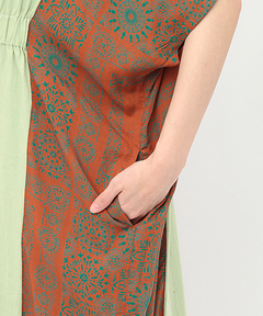 チチカカ |バンダナタイルプリントワンピース