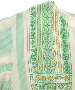 チチカカ |ナチュラルマルチストライプワンピース