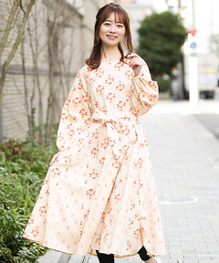 チチカカ |フロールブロックプリントワンピース