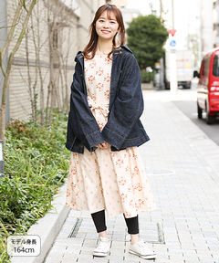 チチカカ |フロールブロックプリントワンピース