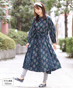 チチカカ |フロールブロックプリントワンピース