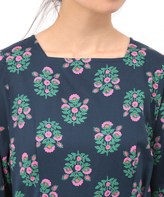 チチカカ |フロールブロックプリントワンピース