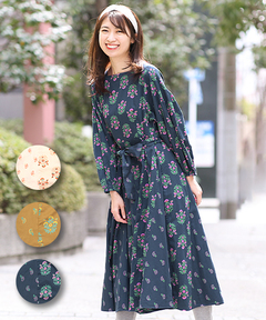 チチカカ |フロールブロックプリントワンピース