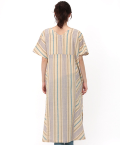 チチカカ |2WAY手織りストライプワンピース